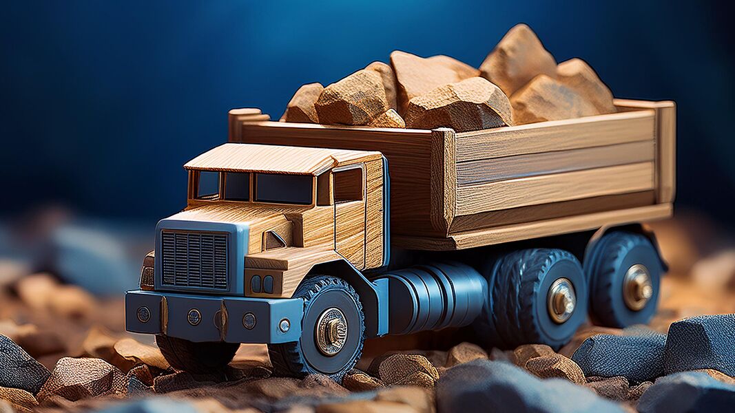 Iron ore truck